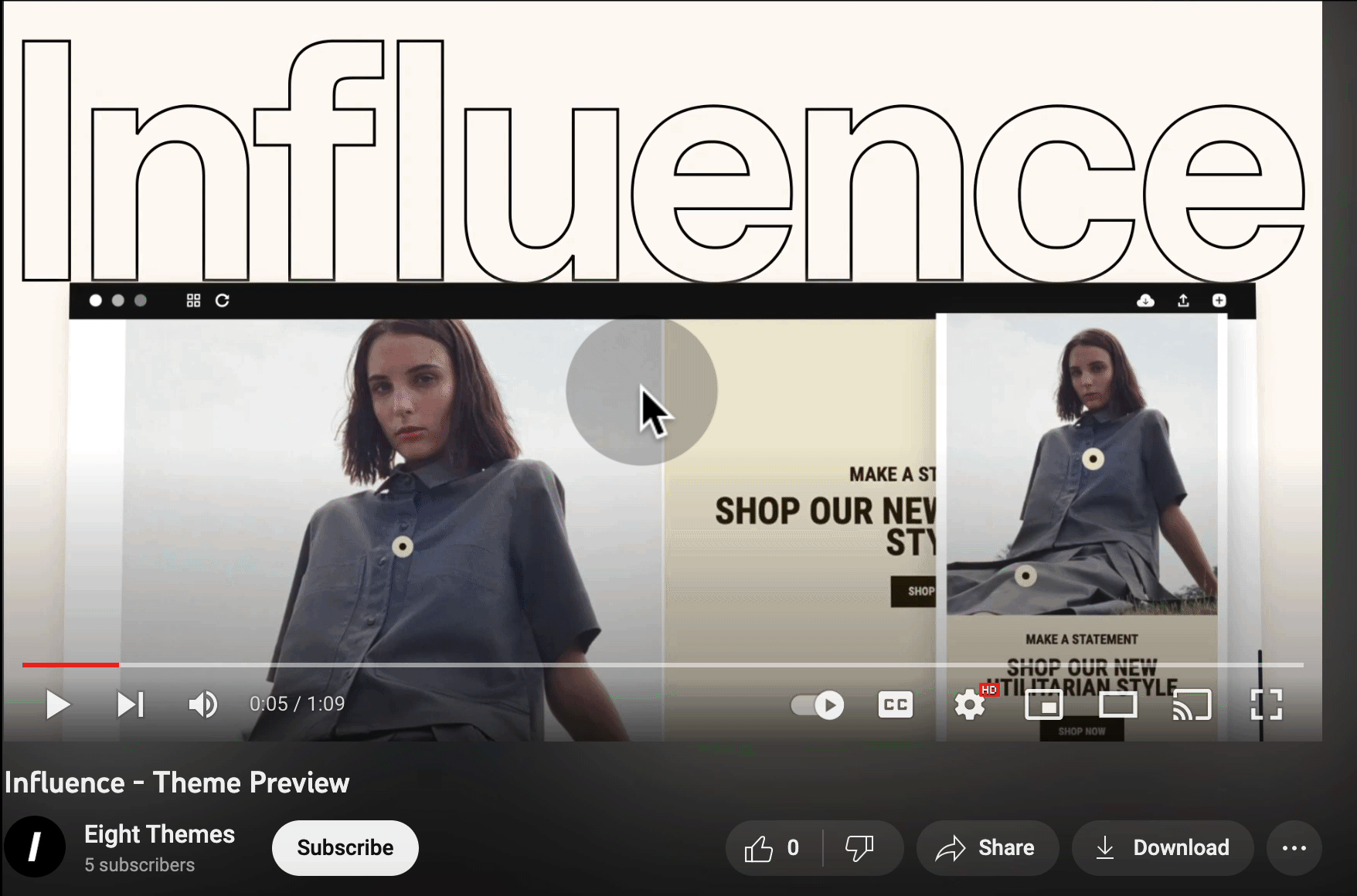 Influence - YouTube Share.gif