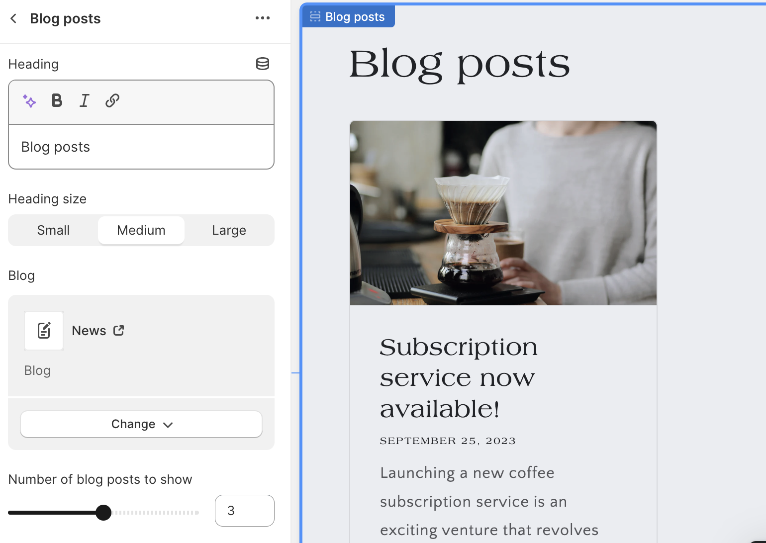 How to set up and display blogs – Eight