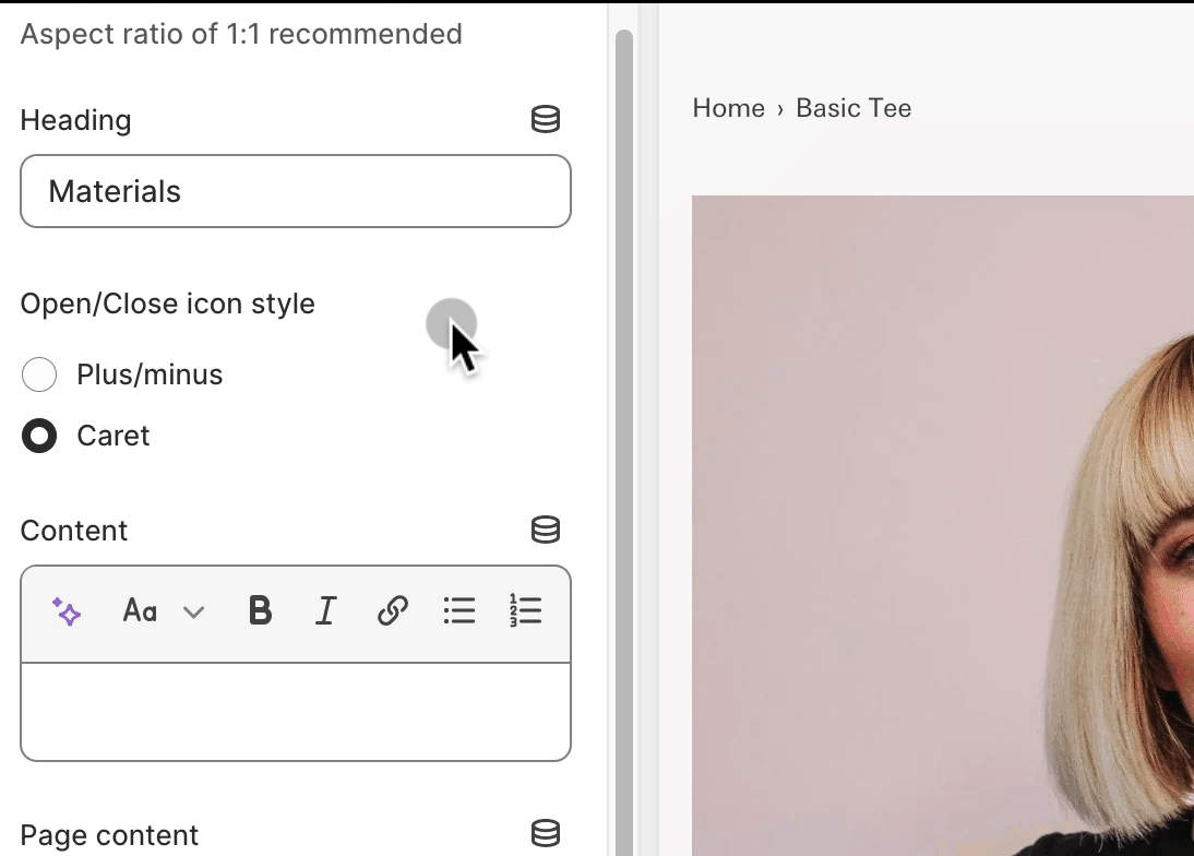 Collapsible Tabs - Connect Dynamic Source.gif